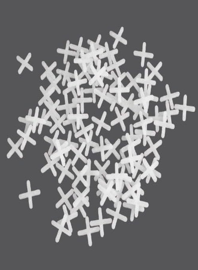 Facile® 1 MM Tile Spacers (1200 Pcs) - HDPE Cross Tile Leveling Spacers for Accurate Gap Alignment - Reusable for Wall & Floor Tiling - 12 Pack of 100 Pcs - Image 4